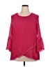 Apt. 9 Pink 3/4 Sleeve Blouse Size XXL - photo 1