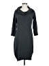 Jonathan Martin Solid Gray Casual Dress Size M - photo 1