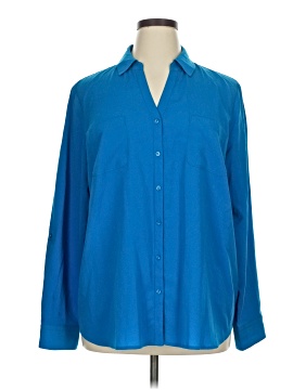 Talbots Outlet Long Sleeve Button Down Shirt