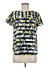 Peter Pilotto for Target 100% Polyester Yellow Short Sleeve Blouse Size M - photo 1