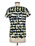 Peter Pilotto for Target 100% Polyester Yellow Short Sleeve Blouse Size M - photo 2