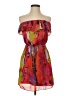 MM Couture 100% Polyester Tie-dye Red Cocktail Dress Size S - photo 1