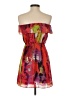 MM Couture 100% Polyester Tie-dye Red Cocktail Dress Size S - photo 2