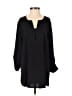 Chico's 100% Polyester Black 3/4 Sleeve Blouse Size Sm (0) - photo 1