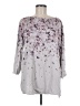 Purejill Gray 3/4 Sleeve Blouse Size M - photo 1