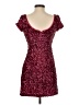 Alyce 100% Polyester Burgundy Cocktail Dress Size 2 - photo 2