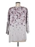 Purejill Gray 3/4 Sleeve Blouse Size M - photo 2