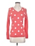 Tommy Hilfiger 100% Cotton Polka Dots Pink Pullover Sweater Size XS - photo 1
