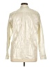 J.Crew 100% Cotton Metallic Ivory Long Sleeve Button-Down Shirt Size 14 - photo 2
