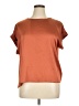 Worthington 100% Polyester Orange Short Sleeve Top Size XL (petite) - photo 1