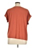 Worthington 100% Polyester Orange Short Sleeve Top Size XL (petite) - photo 2