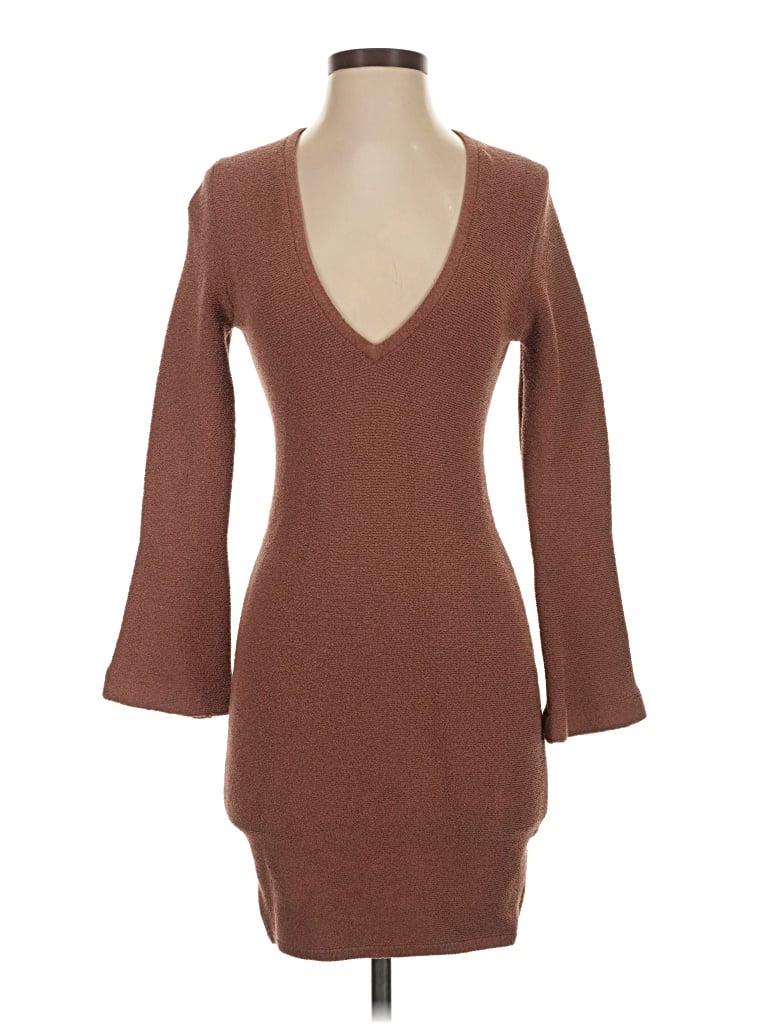 Pre-owned Ronny Kobo Casual Dress In Brown