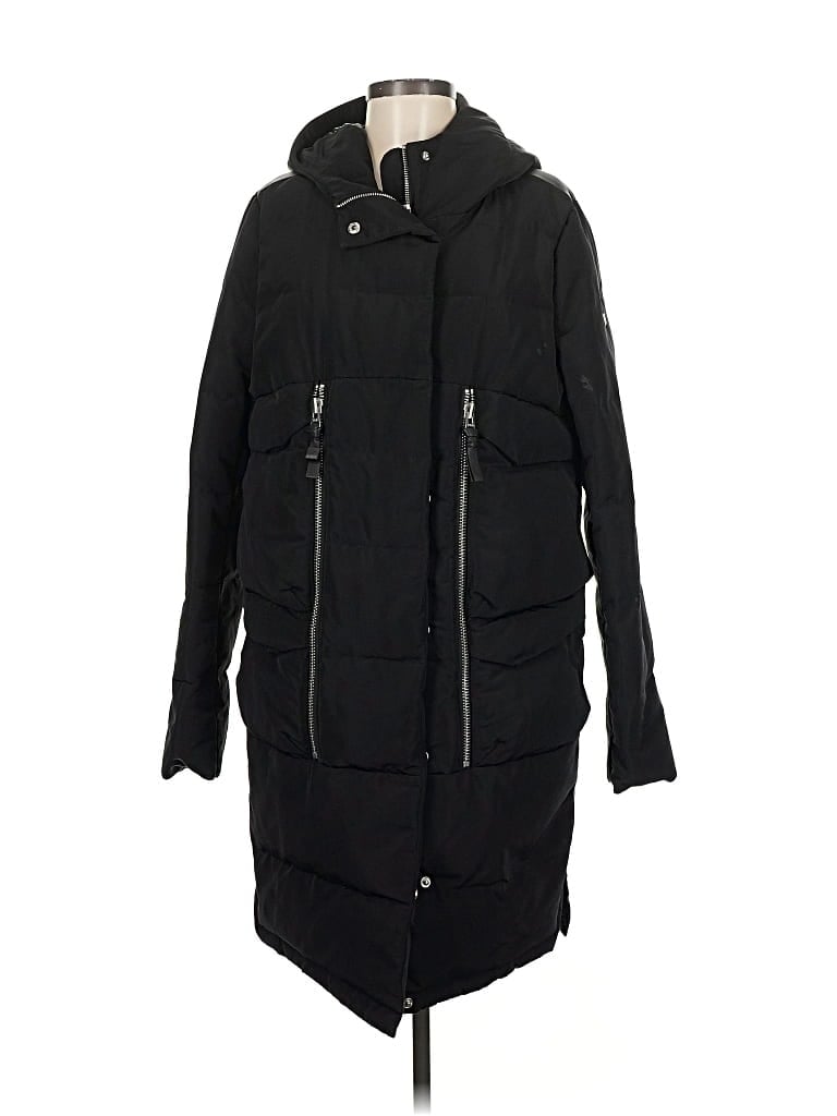 Pre-owned Derek Lam 10 Crosby Coat In Black