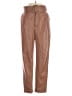 Zara 100% Polyurethane Brown Tan Casual Pants Size XS - photo 1