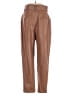 Zara 100% Polyurethane Brown Tan Casual Pants Size XS - photo 2