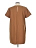 Zara 100% Polyester Solid Brown Casual Dress Size L - photo 2