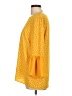 Tacera Yellow 3/4 Sleeve Blouse Size L - photo 5