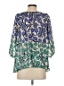 Vanessa Virginia 100% Polyester Blue 3/4 Sleeve Blouse Size 0 - photo 2