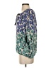 Vanessa Virginia 100% Polyester Blue 3/4 Sleeve Blouse Size 0 - photo 5