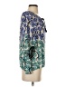 Vanessa Virginia 100% Polyester Blue 3/4 Sleeve Blouse Size 0 - photo 4