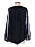 Daisy Fuentes 100% Polyester Black Long Sleeve Blouse Size M - photo 2