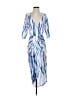 Shein Tie-dye Blue Casual Dress Size XS - photo 1