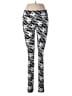 City Streets Print Silver Active Pants Size M - photo 1