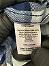Vineyard Vines Performance 100% Polyester Checkered-gingham Blue Long Sleeve Blouse Size 4 - photo 8