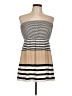Outback Red Stripes Tan Casual Dress Size L - photo 1