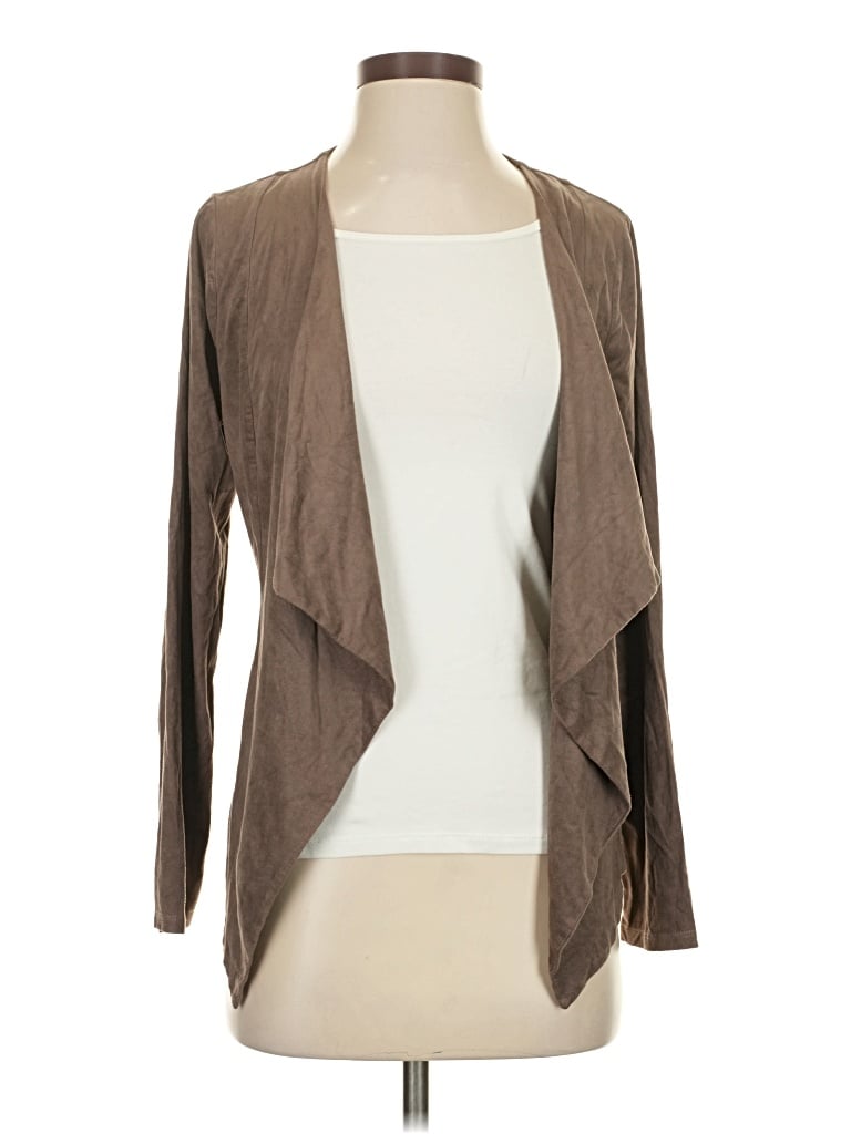 Pre-owned Evolution By Cyrus Cardigan Sweater In Brown