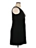 Donna Morgan Solid Black Casual Dress Size 14 - photo 4