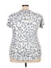 Lovely Melody Silver Short Sleeve Top Size 2X - photo 2