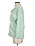 Assorted Brands Checkered-gingham Green 3/4 Sleeve Button-Down Shirt Size S - photo 5