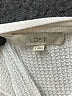 Ann Taylor LOFT Ivory Long Sleeve Top Size S - photo 3