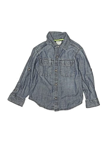 Carter's Long Sleeve Button-Down Shirt (view 1)