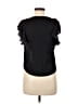 Maison d' Amelie 100% Polyester Black Short Sleeve Blouse Size XS - photo 2