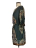 Glam 100% Polyester Paisley Teal Casual Dress Size S - photo 5
