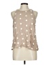 Blu Pepper 100% Rayon Tan Sleeveless Blouse Size L - photo 1