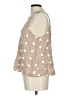 Blu Pepper 100% Rayon Tan Sleeveless Blouse Size L - photo 5