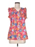 Shein 100% Polyester Pink Sleeveless Blouse Size 6 - photo 1