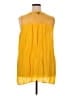 Torrid 100% Rayon Yellow Sleeveless Blouse Size 4X Plus (4) - photo 2