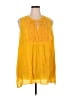 Torrid 100% Rayon Yellow Sleeveless Blouse Size 4X Plus (4) - photo 1