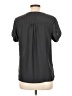 Maison Scotch 100% Polyester Solid Gray Short Sleeve Blouse Size Lg (3) - photo 2
