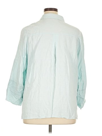Adrienne Vittadini 3/4 Sleeve Button-Down Shirt (view 2)