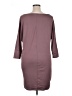 Culture Code Solid Burgundy Casual Dress Size XL - photo 2