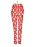 Gold Medal Print Red Leggings Size S - photo 1