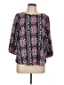 Pants Store 100% Polyester Pink 3/4 Sleeve Blouse Size L - photo 1
