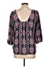 Pants Store 100% Polyester Pink 3/4 Sleeve Blouse Size L - photo 2