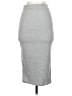Unbranded Solid Gray Casual Skirt Size S - photo 2
