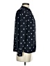 Ann Taylor LOFT 100% Rayon Polka Dots Blue Long Sleeve Blouse Size XS - photo 4